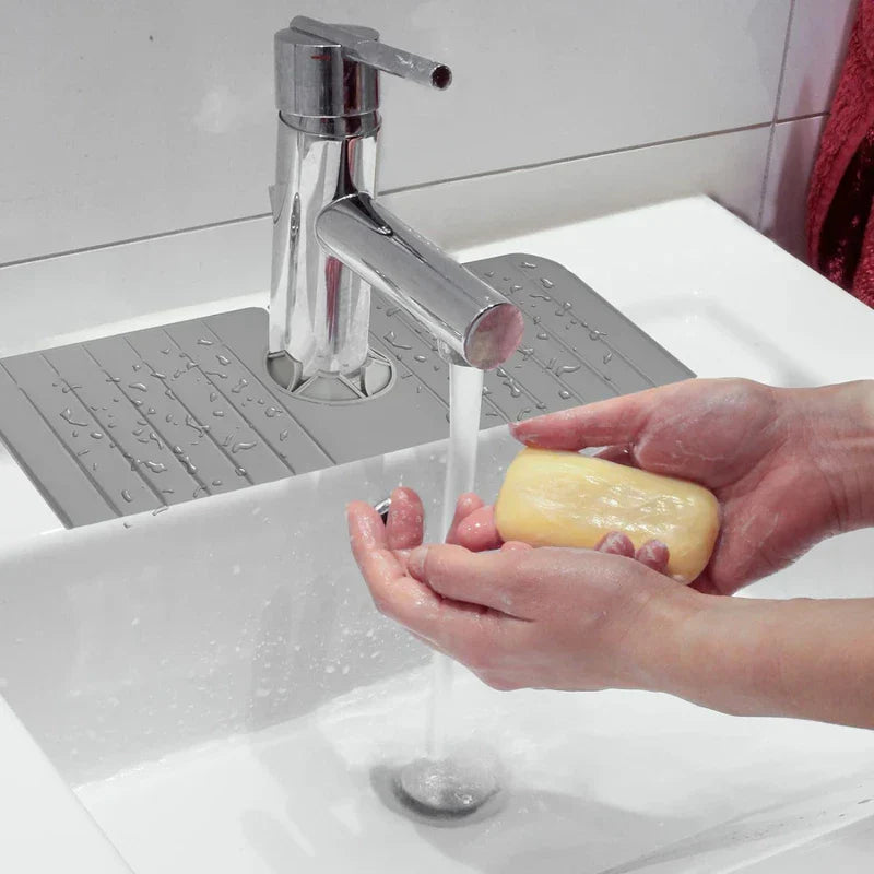 Faucet Sink Splash Guard Mat Pad