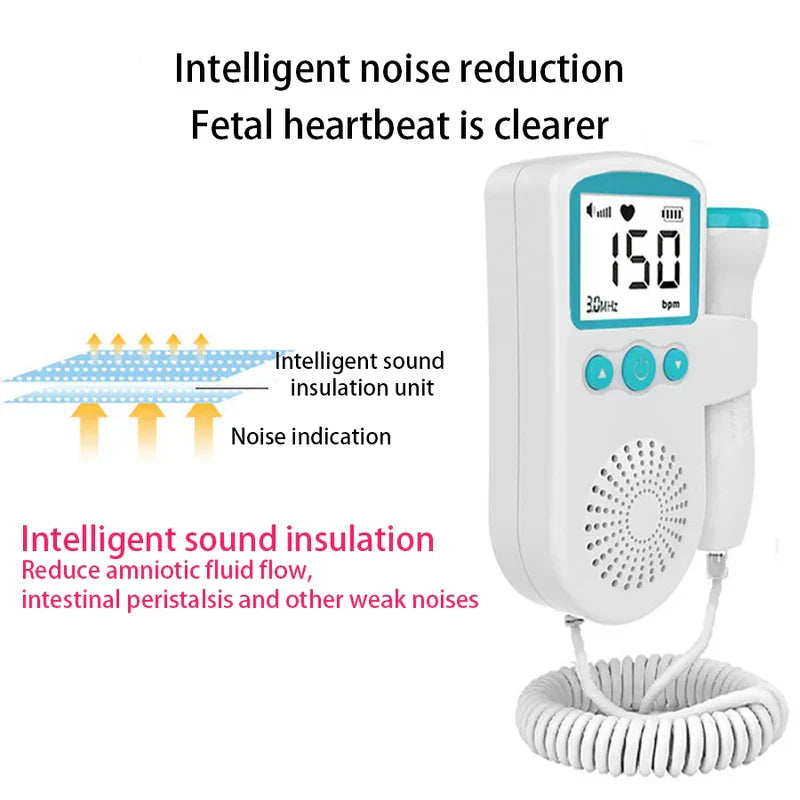 Fetal Doppler Baby Heartbeat Monitor