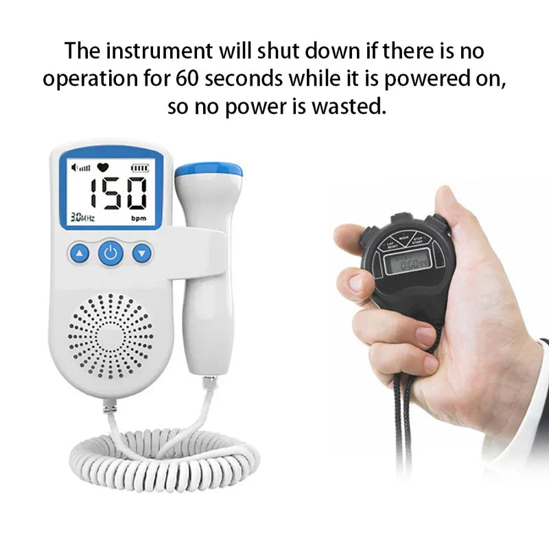 Fetal Doppler Baby Heartbeat Monitor