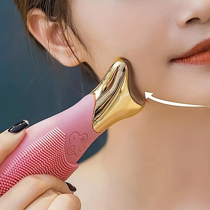 Fish Shaped Silicone Facial Cleansing Brush Massager