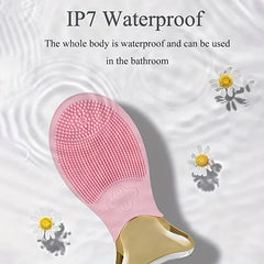Fish Shaped Silicone Facial Cleansing Brush Massager