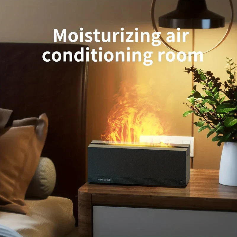 Flame Effect Essential Oil Diffuser Humidifier