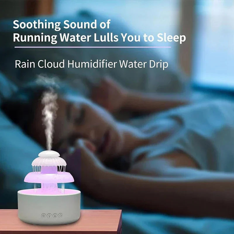 Indoor water fountain with flowing tiers