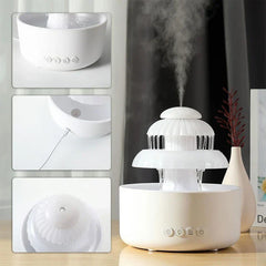 Flowing Water Mist Humidifier Diffuser Fountain