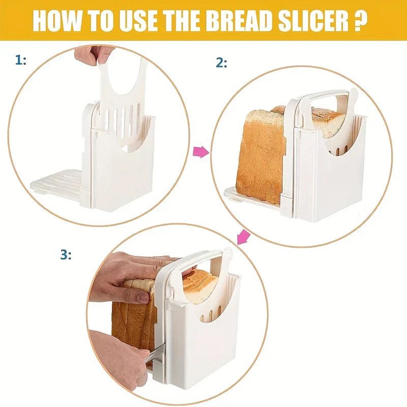 Foldable Bread Slicer Guide