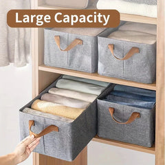 Foldable Cloth Storage Box Bin Organizer for Closet