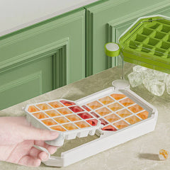 Foldable Collapsible Ice Cube Tray Box