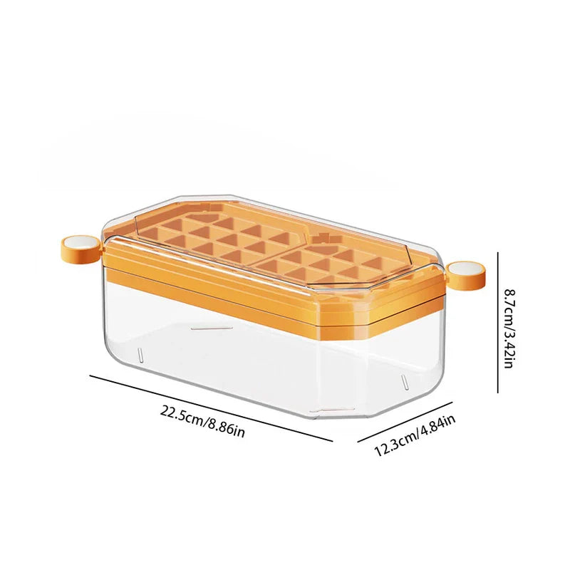 Foldable Collapsible Ice Cube Tray Box