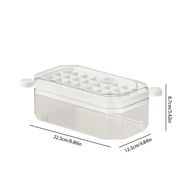 Foldable Collapsible Ice Cube Tray Box