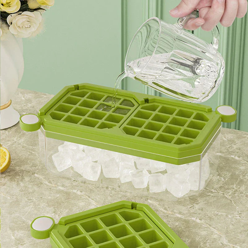 Foldable Collapsible Ice Cube Tray Box