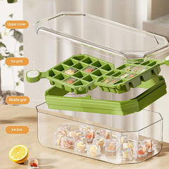 Foldable Collapsible Ice Cube Tray Box