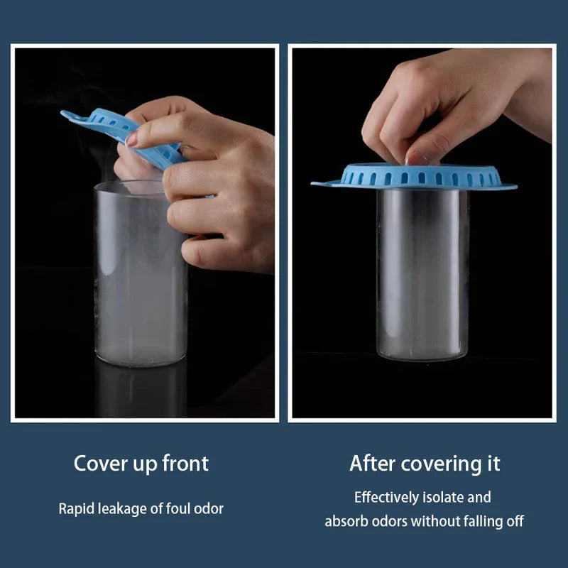 Foldable Silicone Floor Drain Hair Catcher Stopper