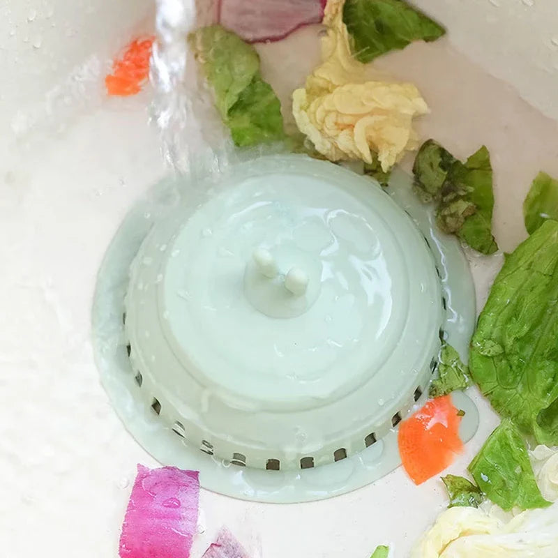 Foldable Silicone Floor Drain Hair Catcher Stopper
