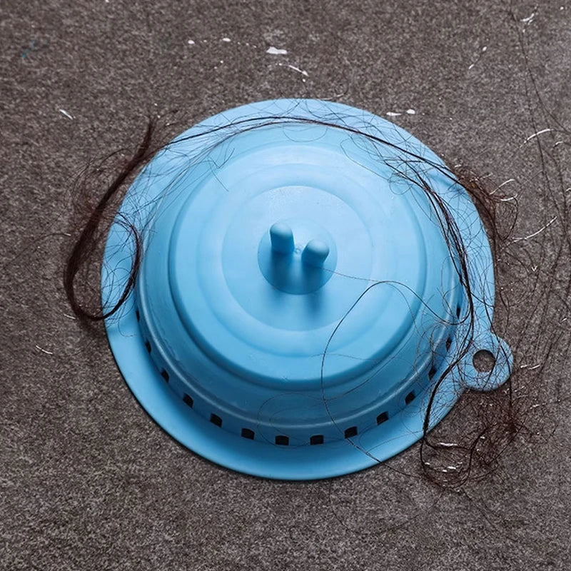 Foldable Silicone Floor Drain Hair Catcher Stopper