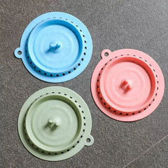 Foldable Silicone Floor Drain Hair Catcher Stopper
