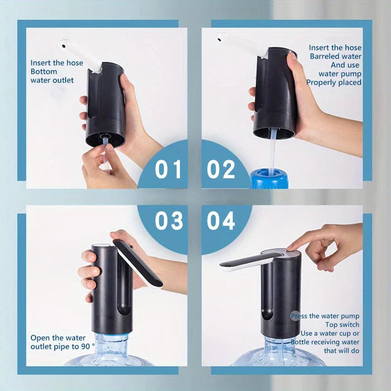 Foldable USB Electric Water Dispenser Pump