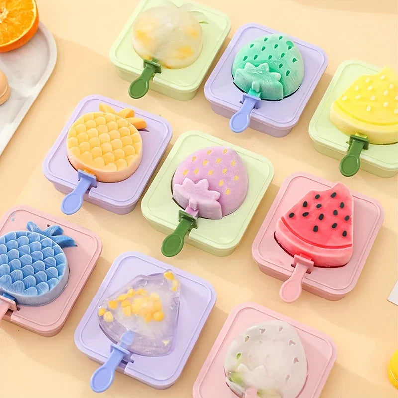 Food-Grade Silicone Popsicle Molds Ice Cream Maker