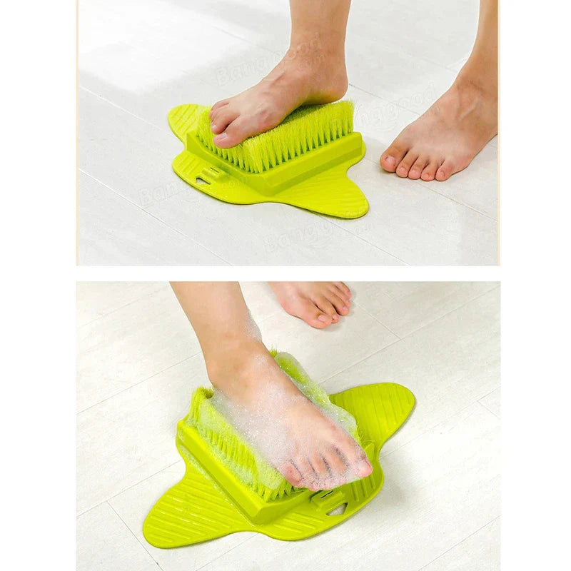 Foot Scrubber Brush with Pumice Stone Exfoliator