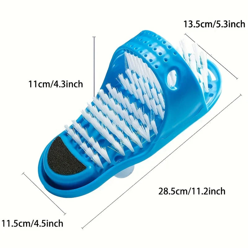 Foot Scrubber Shower Slipper