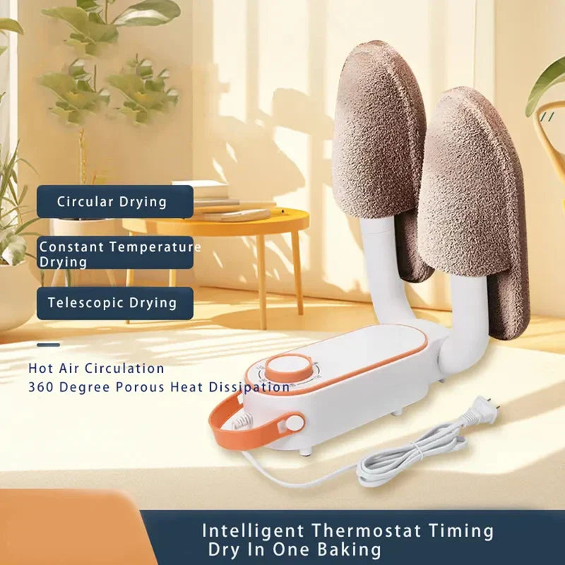 Footwear Heating Drying Rack Device