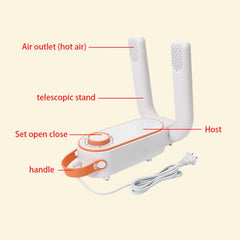 Footwear Heating Drying Rack Device