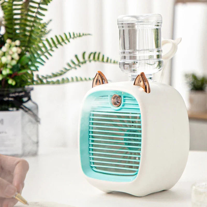 Fox Design Mini Humidifier Fan Air Cooler Combo