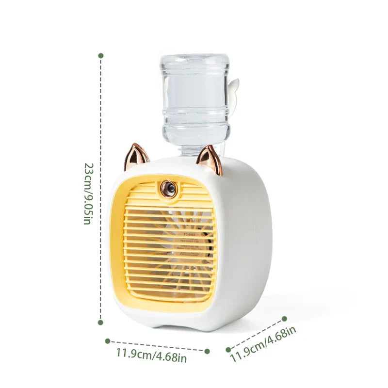 Fox Design Mini Humidifier Fan Air Cooler Combo