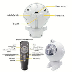 Galaxy Star Projector Night Light