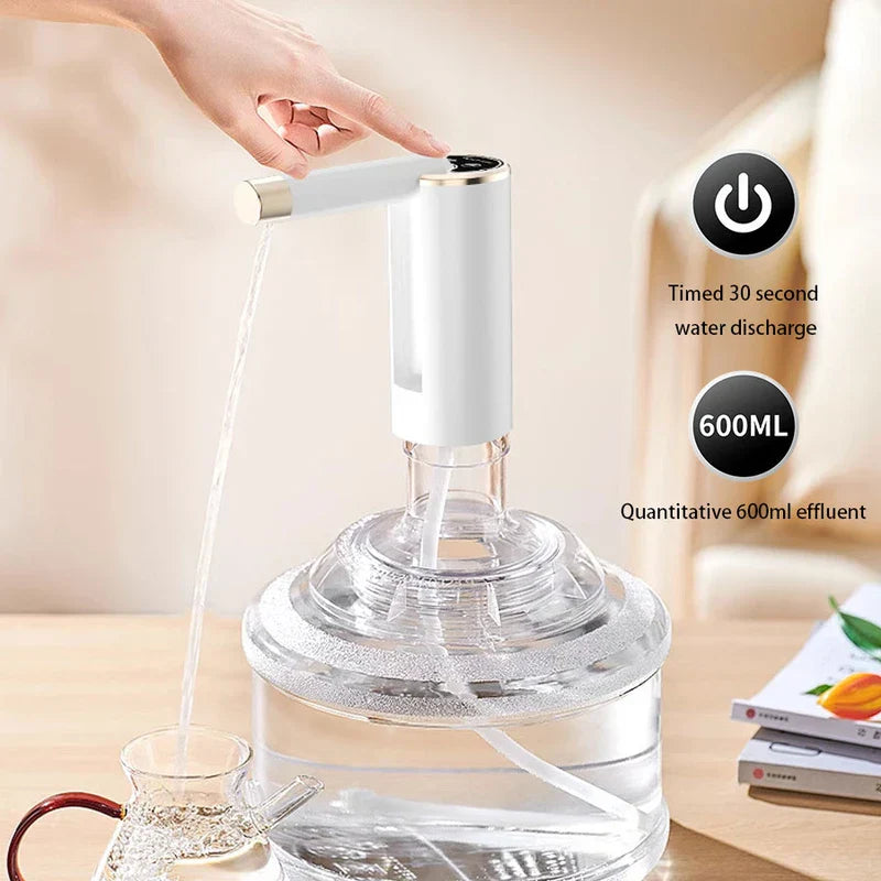 Gallon Jug Drinking Water Tap Usb Rechargeable