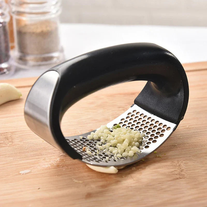 Garlic Press Rocker Crusher Mincer Tool