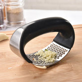 Garlic Press Rocker Crusher Mincer Tool