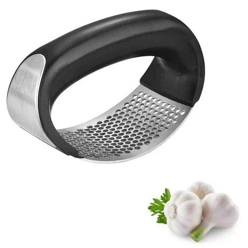 Garlic Press Rocker Crusher Mincer Tool