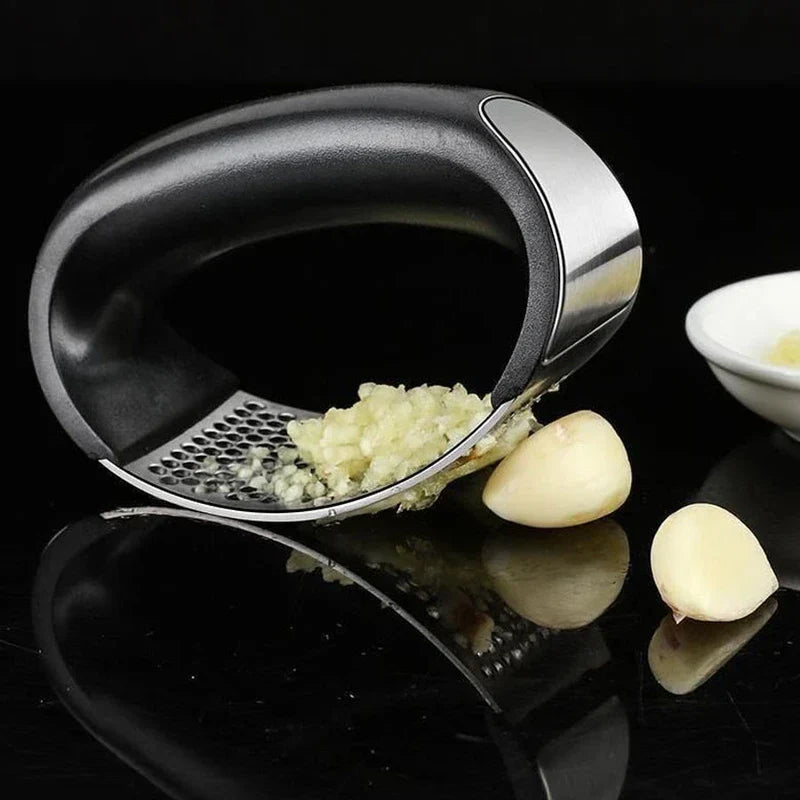 Garlic Press Rocker Crusher Mincer Tool