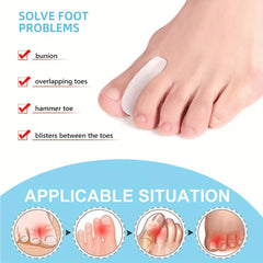 Gel Toe Spacers for Overlapping Toes Bunions