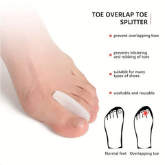 Gel Toe Spacers for Overlapping Toes Bunions