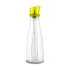 Glass Oil Vinegar Dispenser Bottle Green Top