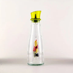 Glass Oil Vinegar Dispenser Bottle Green Top