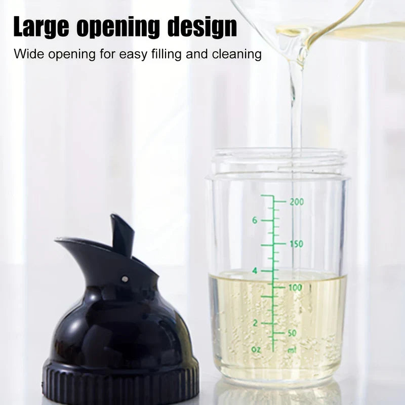 Graduated Squeeze Condiment Bottles Set