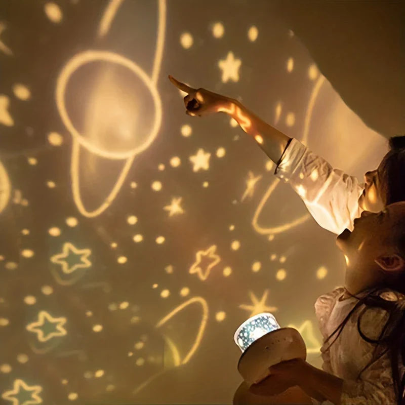 HD Galaxy Star Projector Night Light