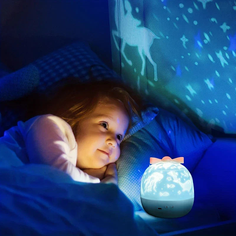 HD Galaxy Star Projector Night Light