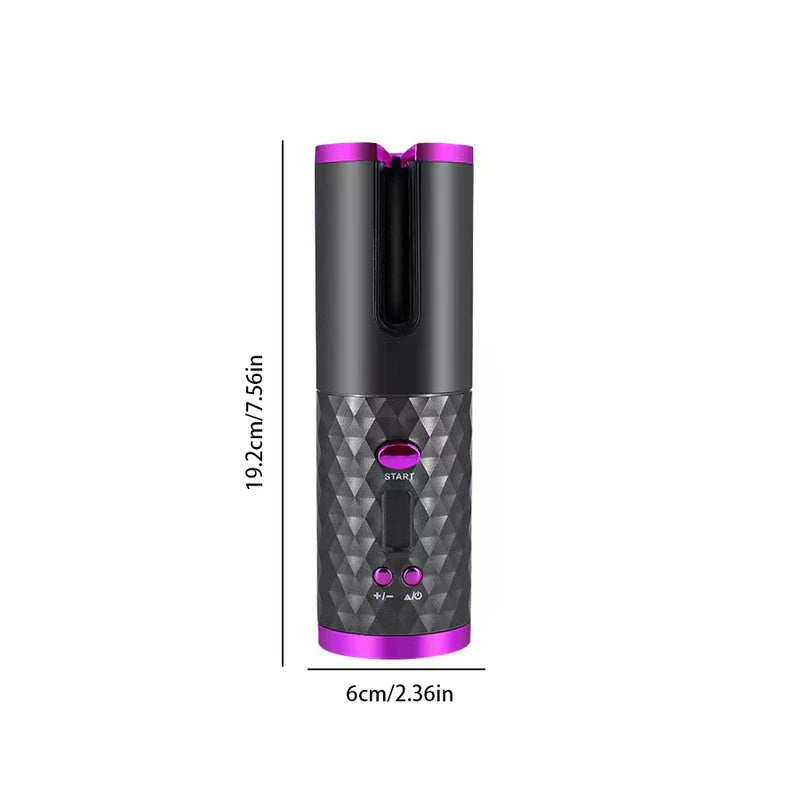 Hair Curling Iron Wand Styler Tool