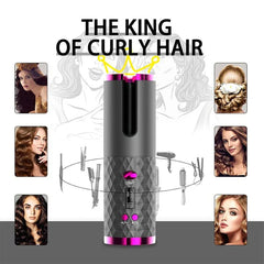 Hair Curling Iron Wand Styler Tool