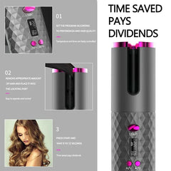 Hair Curling Iron Wand Styler Tool