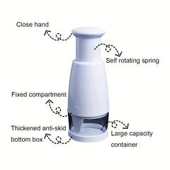 Hand Press Semi-Automatic Food Chopper Mixer