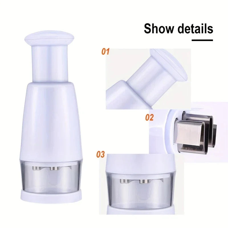 Hand Press Semi-Automatic Food Chopper Mixer