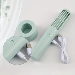 Handheld Bladeless Mini Fan USB Rechargeable