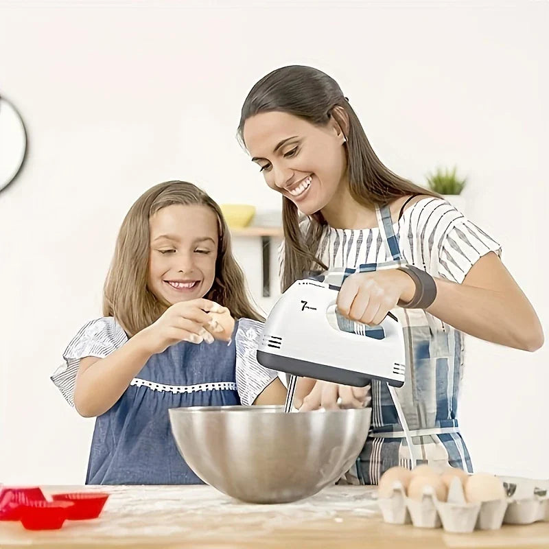 Handheld electric drink mixer whisk with protein shake