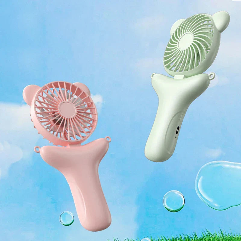 Handheld Foldable Neck Hanging Fan Usb
