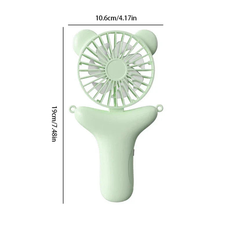 Handheld Foldable Neck Hanging Fan Usb