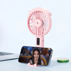 Handheld Misting Fan USB Rechargeable